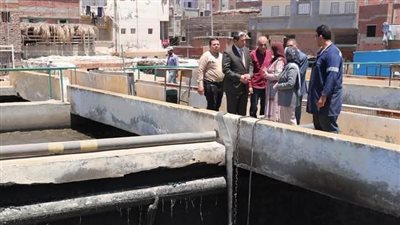 محافظ دمياط يتفقد محطة المعالجة بقرية الوسطاني ويوجه بسرعة صيانتها ورفع كفاءتها