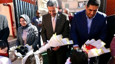 محافظ دمياط يفتتح مدرسة الجمهورية الابتدائية المشتركة بالزرقا