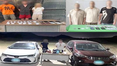 ضبط عصابة أجنبية لتصنيع وتهريب مخدر الآيس للخارج |صور