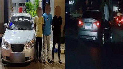 ضبط أبطال فيديو الحركات الاستعراضية بسيارة ملاكى في موكب زفاف بالشرقية