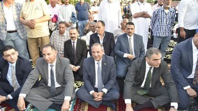  محافظ بورسعيد يشهد صلاة عيد الأضحى بساحة بورفؤاد