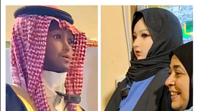 بالصور.. الذكاء الصناعي مفاجأة اول أيام التشريق بمشعر مني