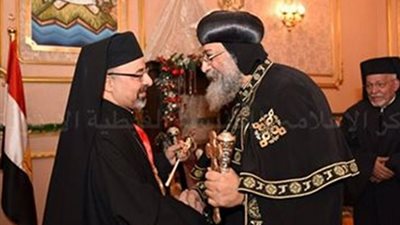بطريرك الكاثوليك يهنأ البابا بعيد الميلاد