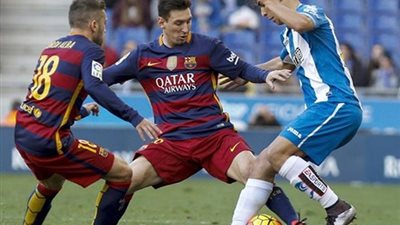 برشلونة يتعثر فى 2016 بالتعادل مع اسبانيول