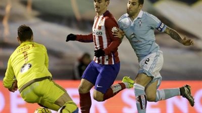 أتلتيكو مدريد يسقط سيلتا فيجو بثنائية نظيفة ويستعيد صدارة الليجا الإسبانية