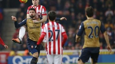 آرسنال يتعادل مع ستوك سيتي بدون أهداف.. ويواصل نزيف النقاط