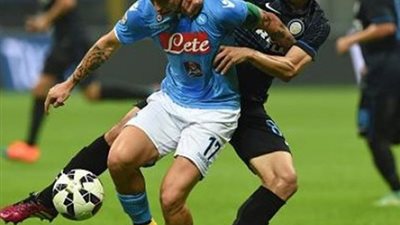 الليلة:نابولي يصارع إنتر ميلان في ربع نهائي كأس إيطاليا