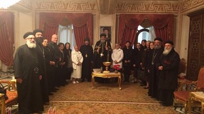 البابا يستقبل أرامل الآباء الكهنة بـ«الإسكندرية»