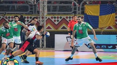 المنتخب الوطني يتغلب علي الجزائر 18/22 في كأس الإمم الإفريقية لكرة اليد