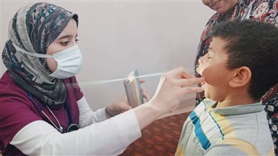 الكشف على 440 مجانا من أهالي 