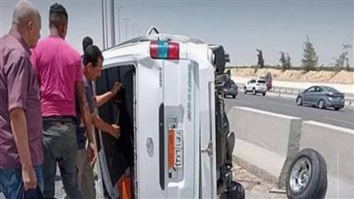 إصابة 14 معلما أثناء التوجه للمراقبة على امتحانات الثانوية العامة بسوهاج اليوم