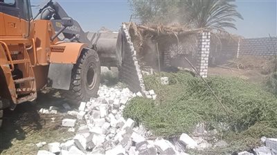 تفاصيل إزالة حالات تعدٍ على الأراضي الزراعية وأملاك الدولة في المنيا