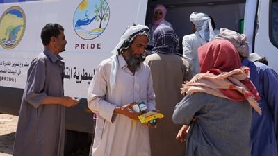 تفاصيل إطلاق قافلة بيطرية مجانية لخدمة المربين في مطروح