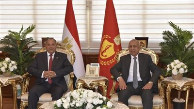 محافظ بورسعيد يستقبل رئيس الأكاديمية العربية للعلوم والتكنولوجيا والنقل البحري