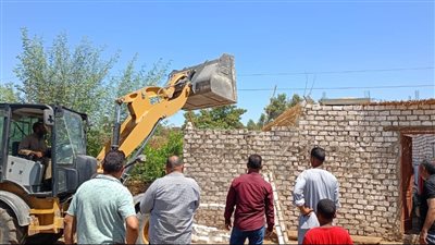 بالصور.. حملة موسعة لإزالة حالات التعدى علي الأراضي الزراعية بالأقصر