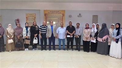 أهم ما دار في اجتماع مدير بيطري دمياط بمديري الادارات