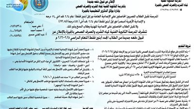 مدارس بعد الاعدادية.. شروط ومميزات مدرسة«مياه الشرب» بعد اعلانها بدء التقديم 