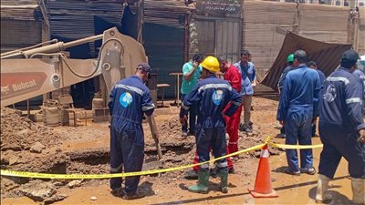 بعد حدوث تسرب للغاز الطبيعى بالسيل الجديد.. محافظ أسوان يتابع جهود السيطرة