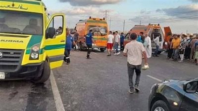 بالأسماء.. إصابة 11 عاملة بجروح خطيرة في حادث انقلاب سيارة أجرة بالمنيا