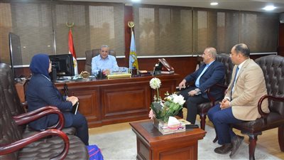 تفاصيل لقاء محافظ الغربية بوفد من وزارة التنمية المحلية