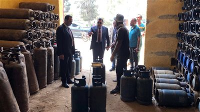 تفاصيل تفقد محافظ الدقهلية مستودع البوتاجاز بجمصة 