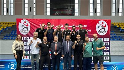 بتروجت يفوز على الأهلي وإنبي ويتوج بدوري تنس الطاولة