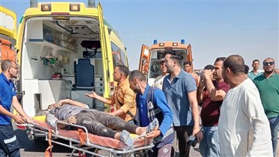 مصرع وإصابة 22 عامل في حادث بشع من قرية الحاج قنديل بالمنيا 