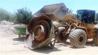 محافظ أسوان: إزالة 21 طاحونة بقرية وادى الرديسية بإدفو