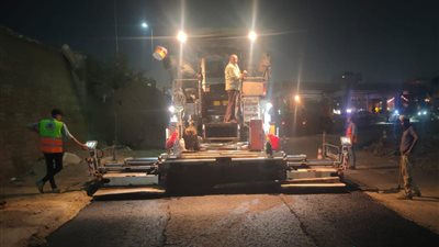 محافظ القليوبية يتابع أعمال رصف وتطوير شارع أحمد حلمي بتكلفة 18 مليون جنيه