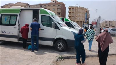 الصحة تُطلق قافلة طبية مجانية بالحى الرابع بدمياط الجديدة