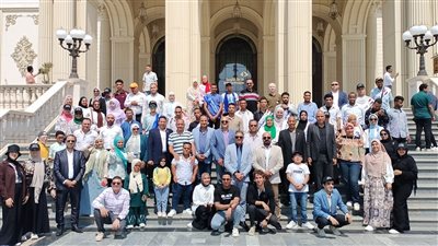 وفد من طلاب جامعة المنيا لذوي الإعاقة يزور الأكاديمية الوطنية لتكنولوجيا المعلومات 