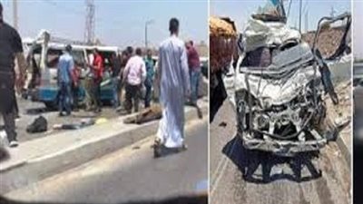 محافظ المنوفية يطمئن على الحالة الصحية لمصابي حادث 