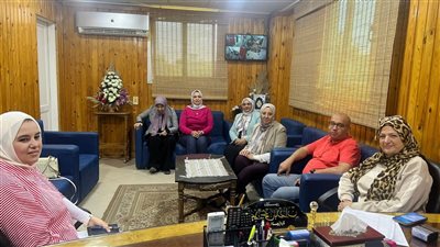 زيارة عميد كلية طب جامعة حورس لمديرية الصحة بدمياط لبحث سبل التعاون