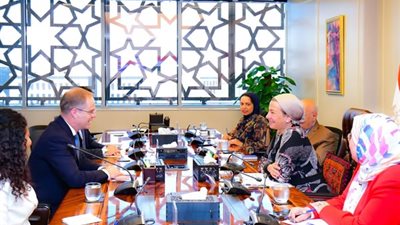 وزيرة البيئة تبحث مع السفير البريطاني بالقاهرة سبل التعاون المشترك 