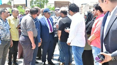 محافظ الدقهلية يتفقد أعمال التطوير التي تمت بكورنيش النيل بمدينة شربين