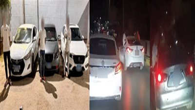 ضبط أبطال الحركات الاستعراضية وتعطيل حركة المرور في حفل زفاف ببنى سويف|فيديو 