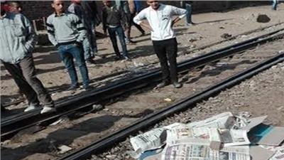مصرع سيدة وإصابة شقيقتها بسبب اصطدام القطار بهما في المنوفية