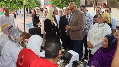 محافظ القليوبية يدشن مبادرة «100 يوم صحة»
