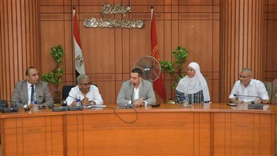 نائب محافظ بورسعيد يتراس اجتماع متابعة تنفيذ مشروع تخطيط الموارد المؤسسية