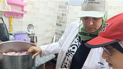 بدء حملة تفتيش بيطرية بمطبخ مستشفى الزرقا لضمان سلامة الغذاء