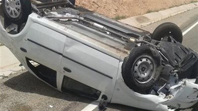 إصابة 10 أشخاص في حادث مروع أعلي الطريق الدائري بالقليوبية