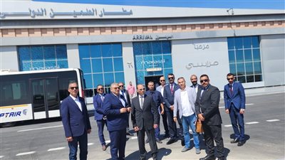 جولة تفقدية للجنة العليا للتفتيش الأمني والبيئي بمطارات برج العرب الدولي والعلمين الدولى ومرسى مطروح الدولى