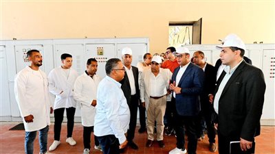 محافظ الدقهلية ووزير الإسكان يتفقدان توسعات محطة مياه بلقاس