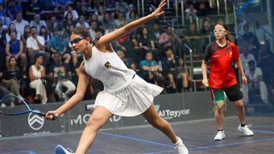 نجوم وادى دجلة سهيله حازم ونادين الحمامي وأدهم رشدي يتأهلان إلى نصف نهائي بطولة العالم لناشئي الإسكواش 