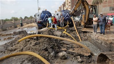 محافظة الدقهلية تكشف تفاصيل مهمة بشأن انفجار خط مياه بشارع رئيسي بالمنصورة