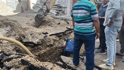 انتهاء أزمة كسر خط المياه بطلخا وعودة الخدمة لتمي الأمديد وتوابعها