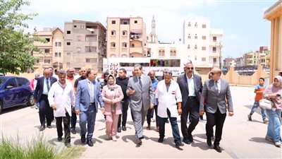 محافظ دمياط يتفقد وحدة التدريب المتنقلة التابعة للقوى العاملة