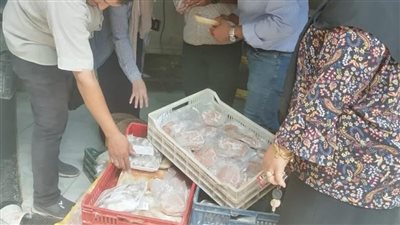 إعدام لحوم ودواجن فاسدة قبل وصولها للمواطنين في دمياط 