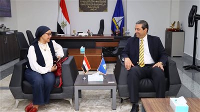 محافظ دمياط يستقبل مساعد وزير الاتصالات 