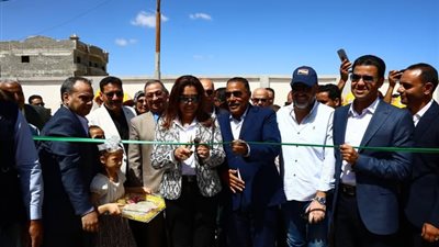وزيرة التنمية المحلية ومحافظ مطروح يفتتحان مجزر مدينة الحمام المطور بتكلفة 35 مليون جنيه 